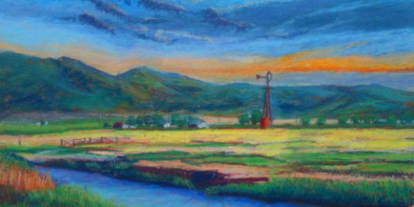 Landshaftmalerei pastel